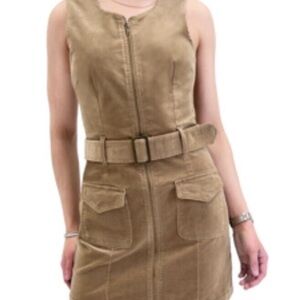 Rewash like New Corduroy Zip-Up Mini Dress.